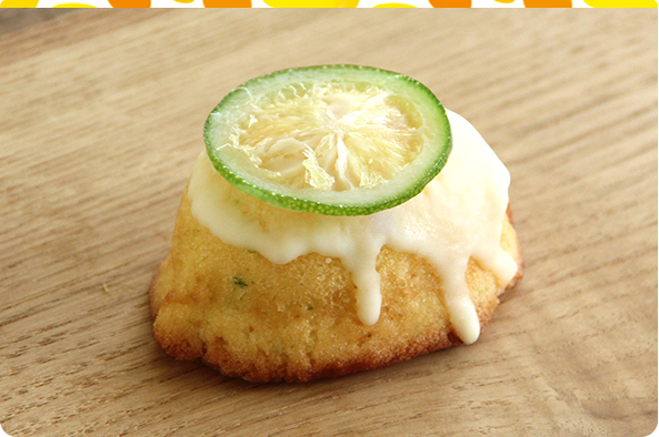 青いレモンケーキ